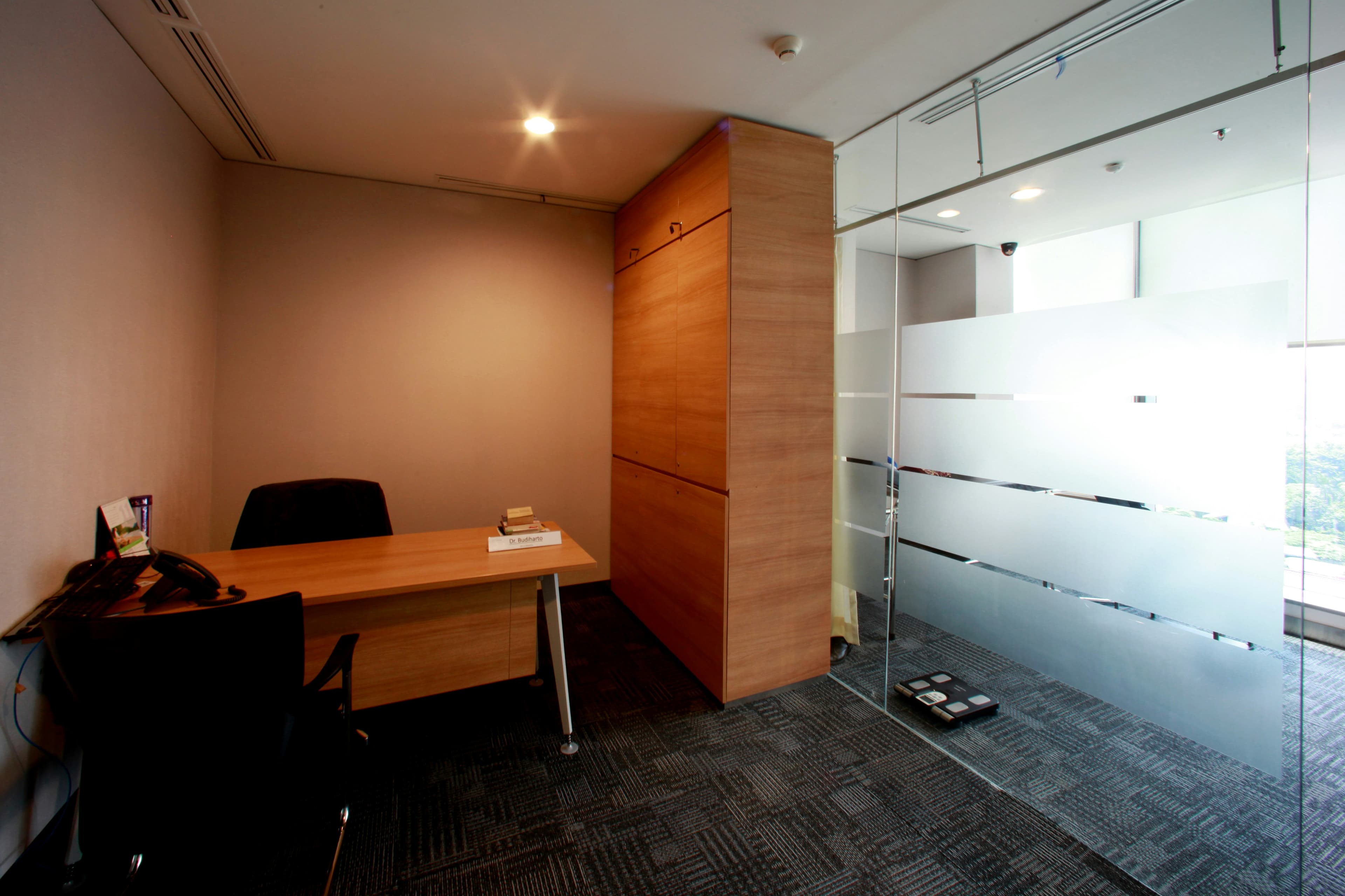 Commercial office glass partition system